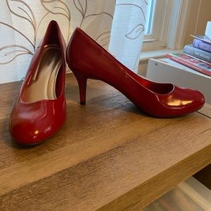 Holidays are coming!!!  Red patent leather heels